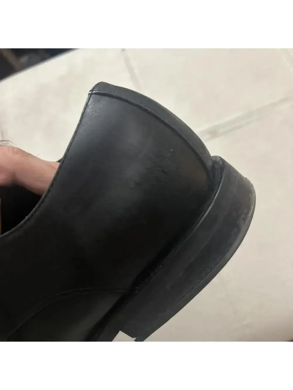Kenneth Cole with silver technology black leather oxfords size 12